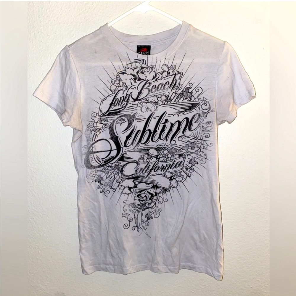 SUBLIME T-shirt M Zion Rootswear Tops | Color: Black/Gray